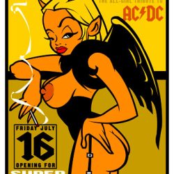 Scrojo Hell's Belles (AC/DC Tribute Band) Poster
