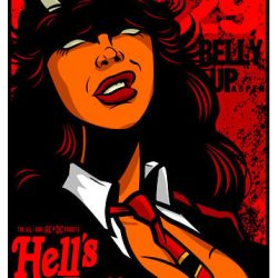 Scrojo Hell's Belles (AC/DC Tribute Band) Poster