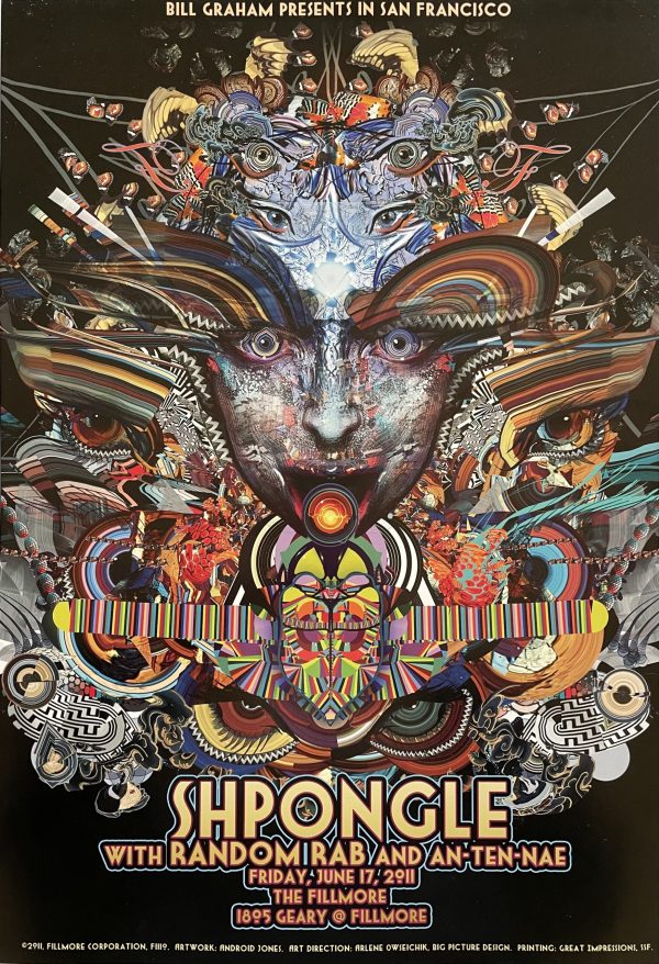 Shpongle Concert Poster 2011 F-1110 Fillmore