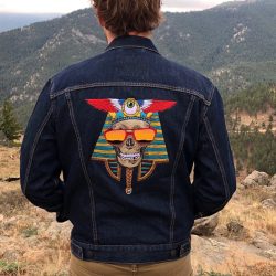 Shure x Wovenfree Pharaoh Indigo Trucker
