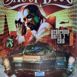 Snoop Dogg Concert Poster 2010 F-1043 Fillmore