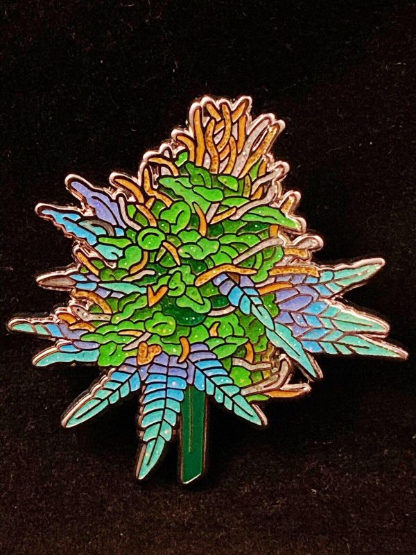 Sour Daydream Cannabis Nug Lapel Pin -weed nugs dank 420 pot leaf budtender