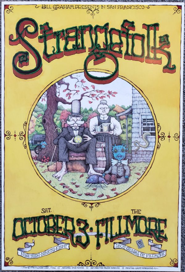 Strangefolk Concert Poster 1998 F-342 Fillmore