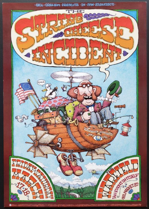 String Cheese Incident Concert Poster 2000 BGP-236 Warfield