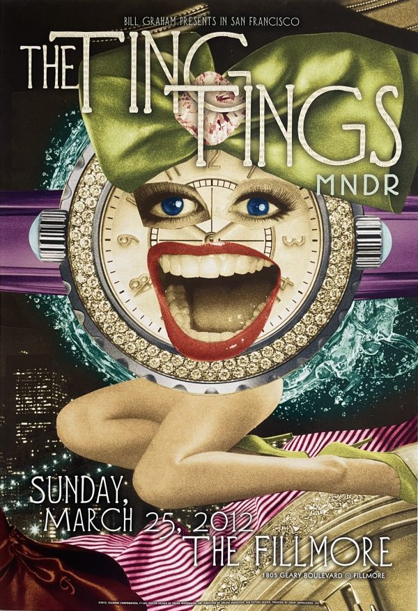 The Ting Tings Concert Poster 2012 F-1149 Fillmore