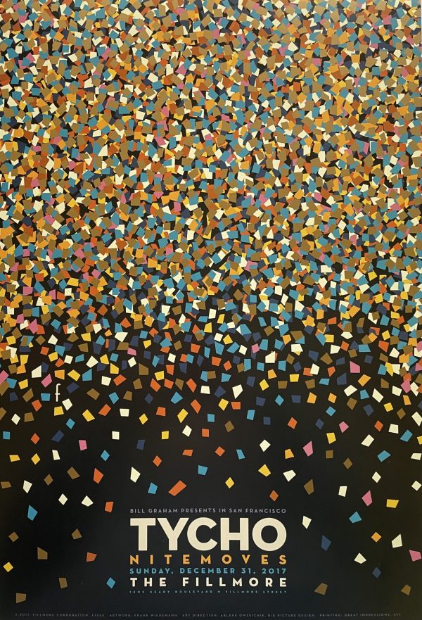 Tycho Concert Poster 2017 F-1545 Fillmore