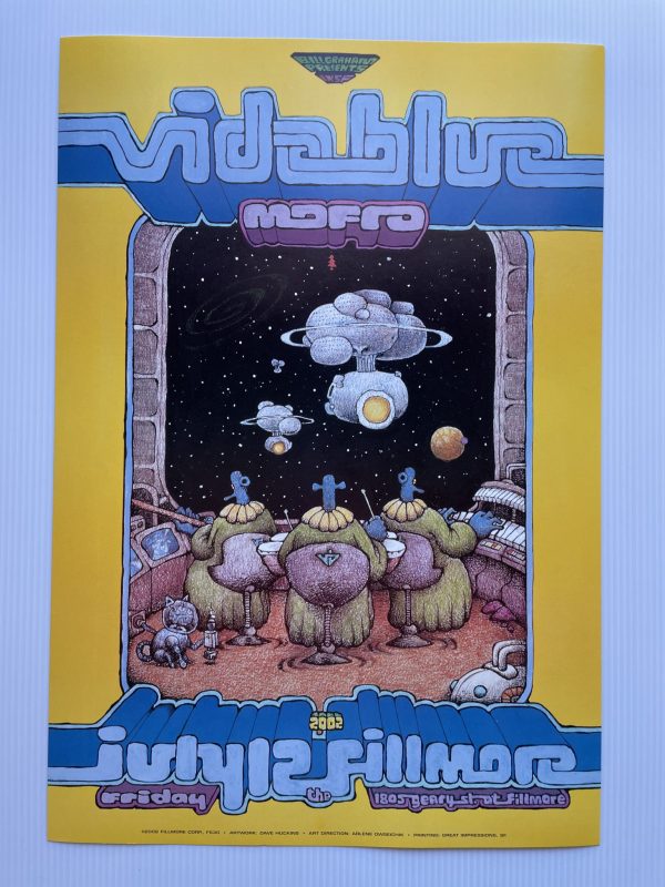 Vida Blue Concert Poster 2002 F-530 Fillmore