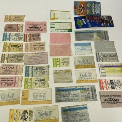VTG LOT 36 Concert Ticket Stubs 80’s 90’s Styx Rod Stewart Kiss Kansas Cher +++