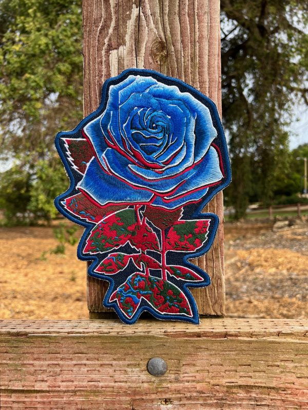 'Waterless Raw Indigo Rose Patch