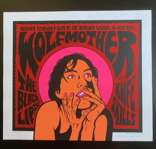 Wolfmother Concert Poster 2006 Justin Hampton A/P