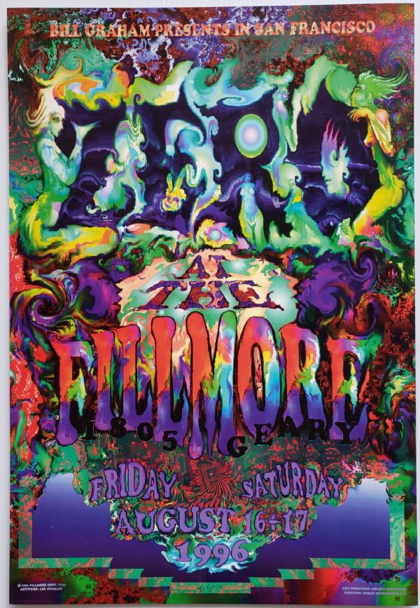 Zero Concert Poster 1996 F-233 Fillmore