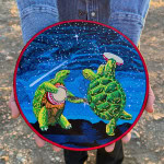 '1 Left. Stardust Terrapin Embroidered Patch