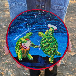 '1 Left. Stardust Terrapin Embroidered Patch