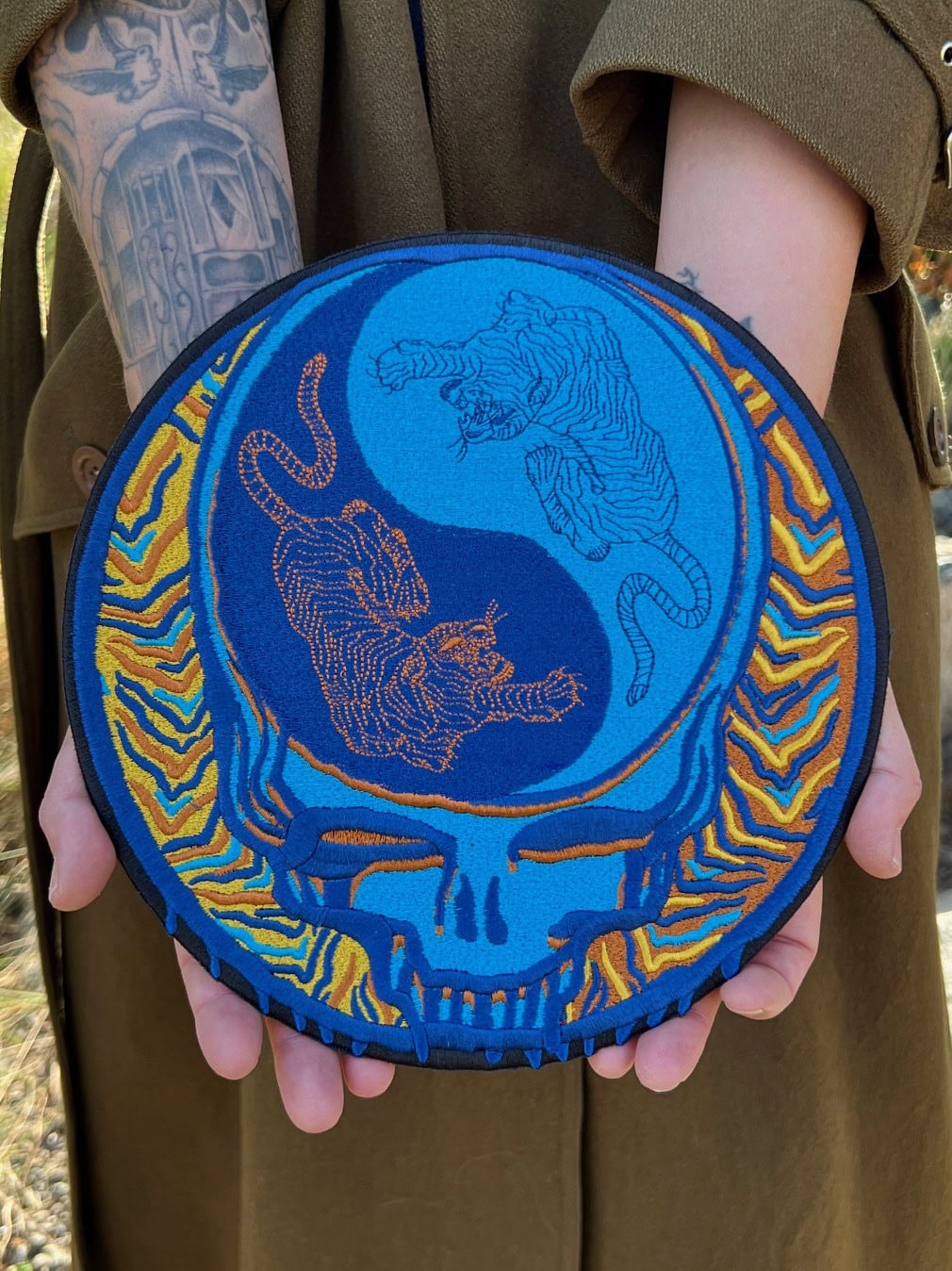 ''10/23 The Tiger's Tale Rainwater Embroidery