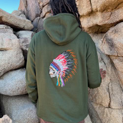 'Army Olive Spring '90 Hoodie