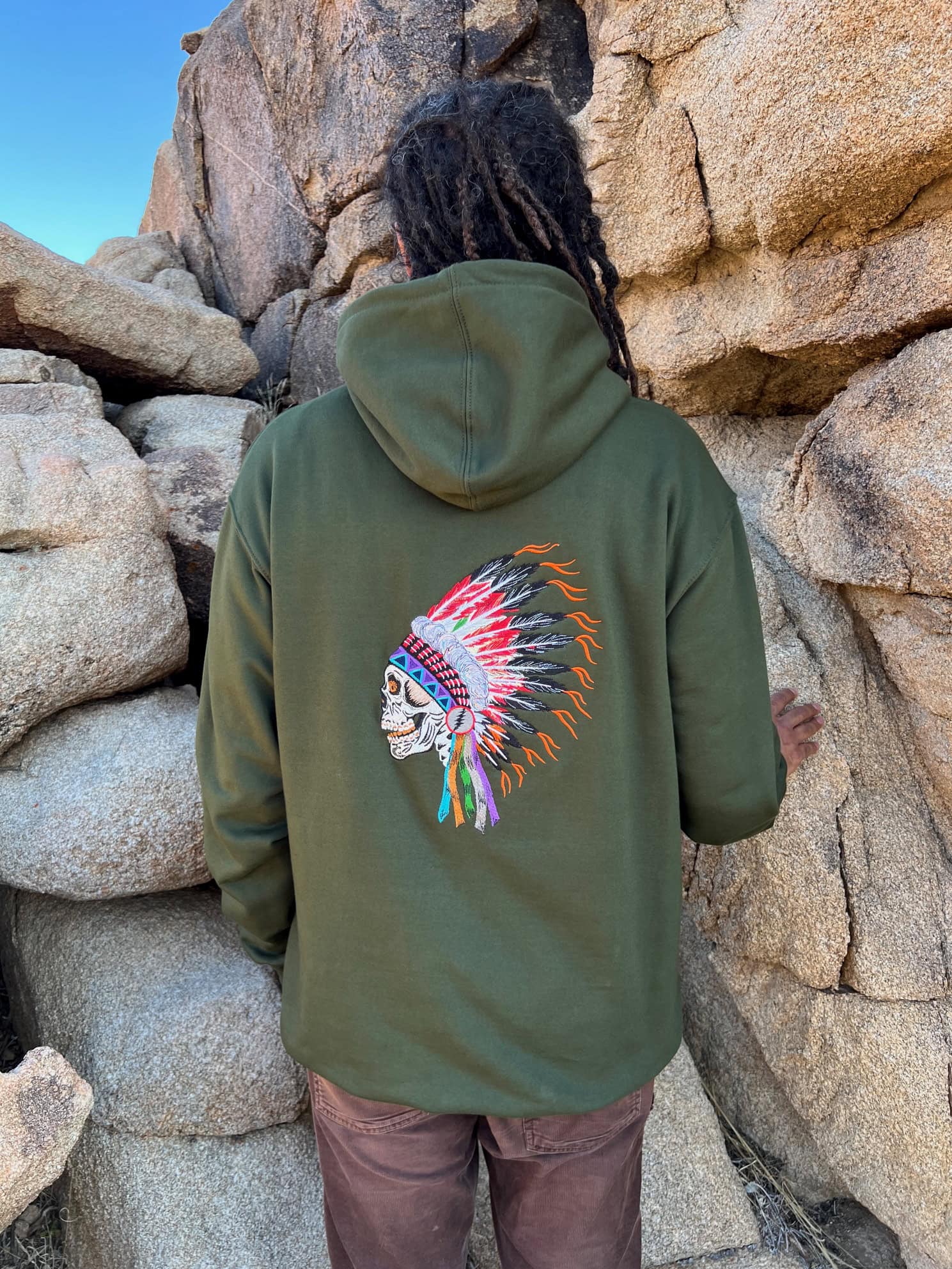 'Army Olive Spring '90 Hoodie