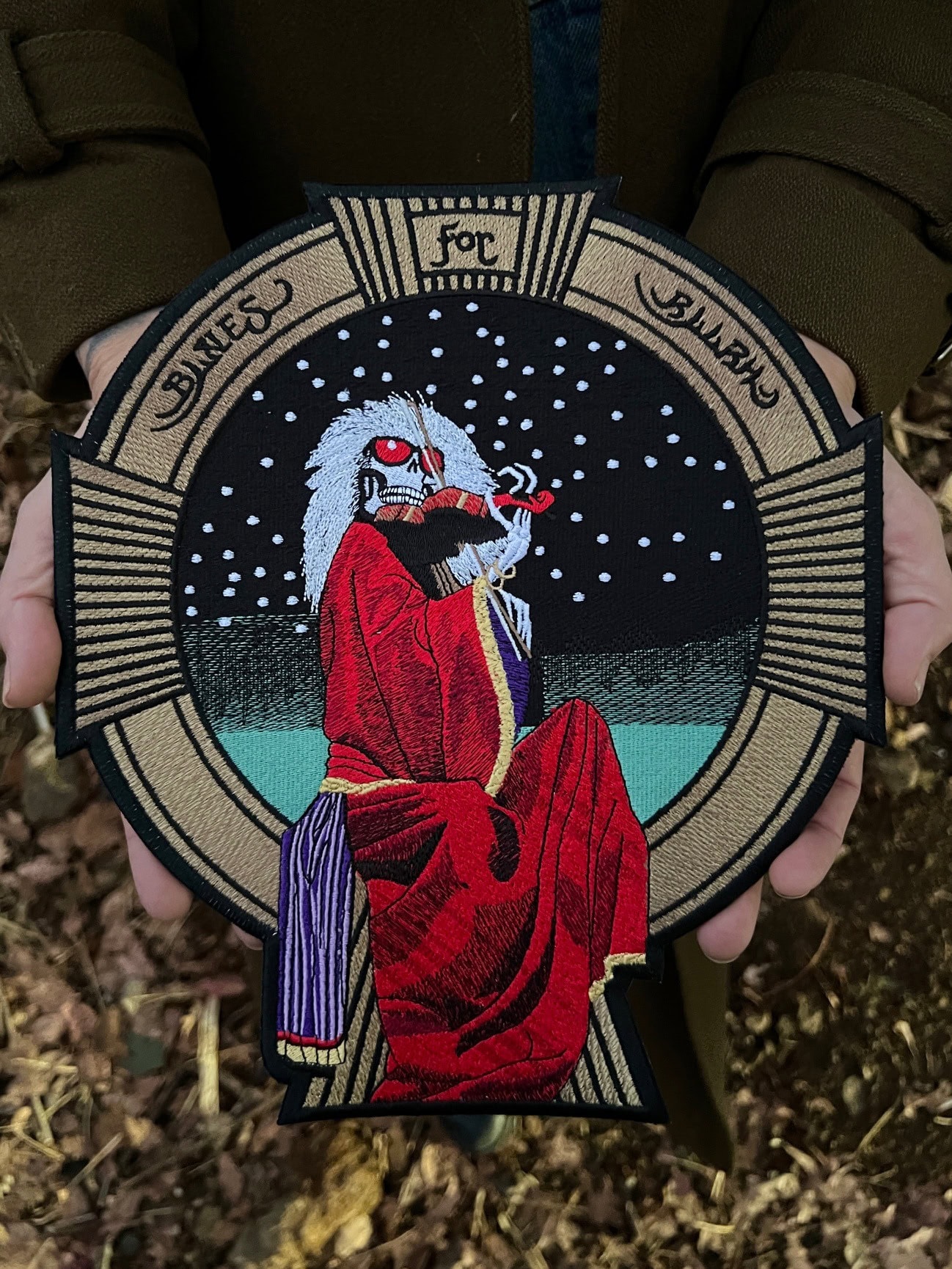 ''Commemorative Fiddler Embroidery