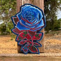 'Waterless Vintage Rose Embroidery