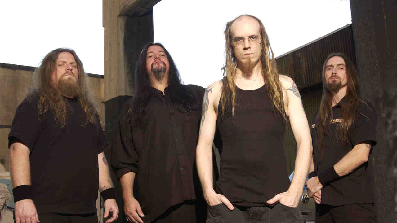 Strapping Young Lad posing for a photograph in the 2000s