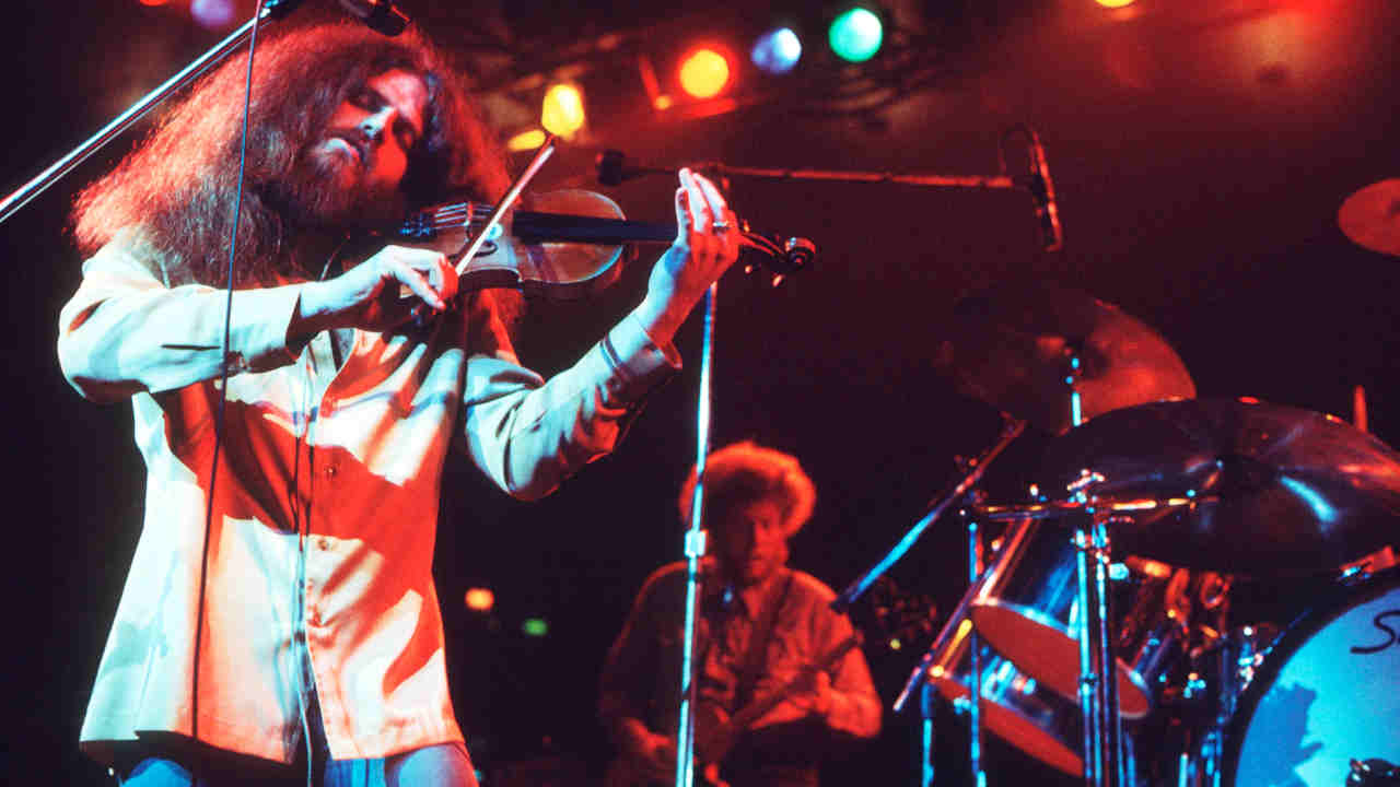 Kansas performing onstage in the 1970s