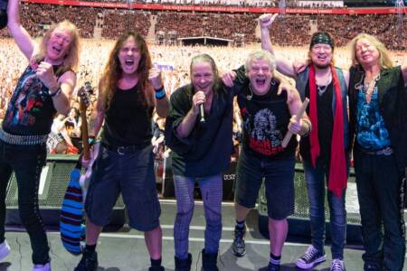 Bulgarian president touts Iron Maiden as “remarkably down-to-earth people” after meeting metal veterans at Sofia stadium show