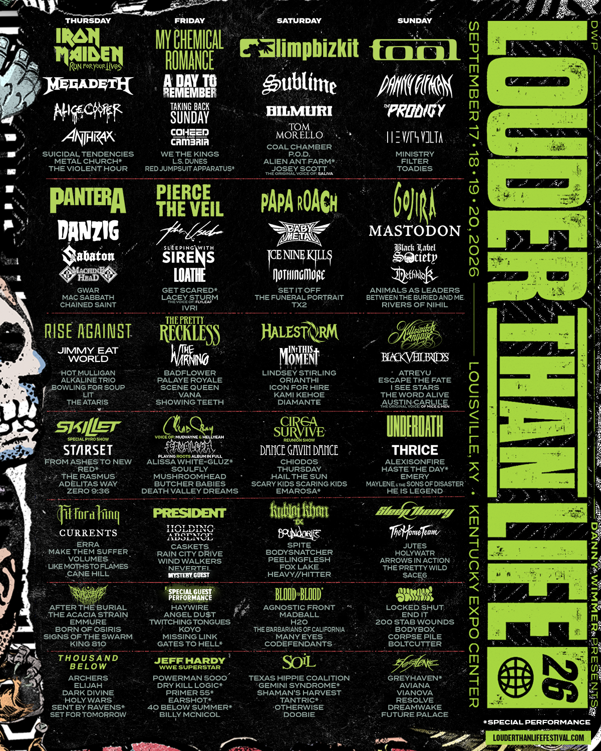 The Louder Than Life poster