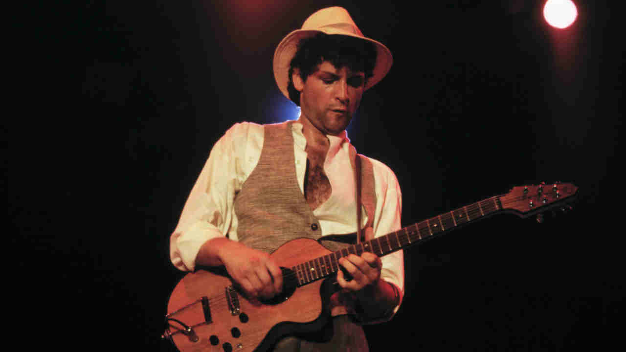 Fleetwood Mac&amp;rsquo;s Lindsey Buckingham performing onstage in the early 1980s