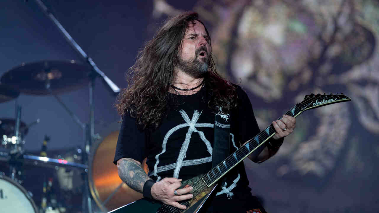 Sepultura’s Andreas Kisser performing at the Rock In Rio festival in 1985