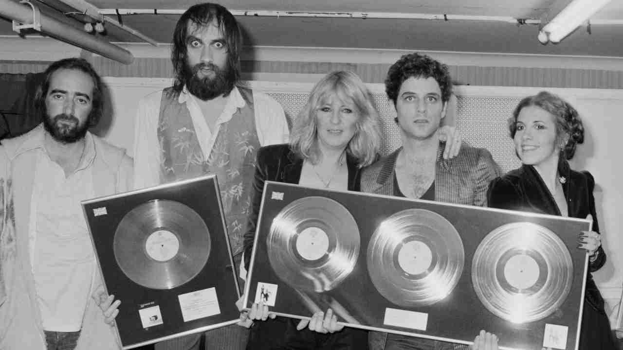 Fleetwood Mac hold gold and platinum discs in the early 1980s