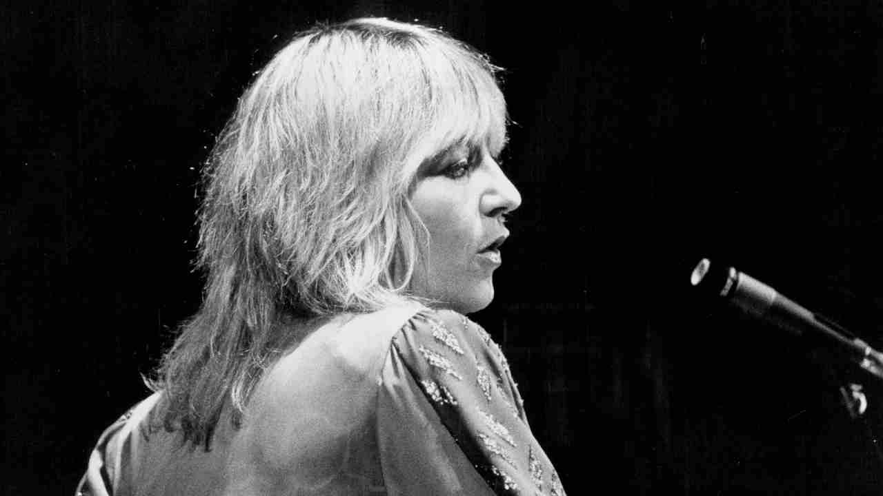 Fleetwood Mac&amp;rsquo;s Christine McView performing onstage in the early 1980s