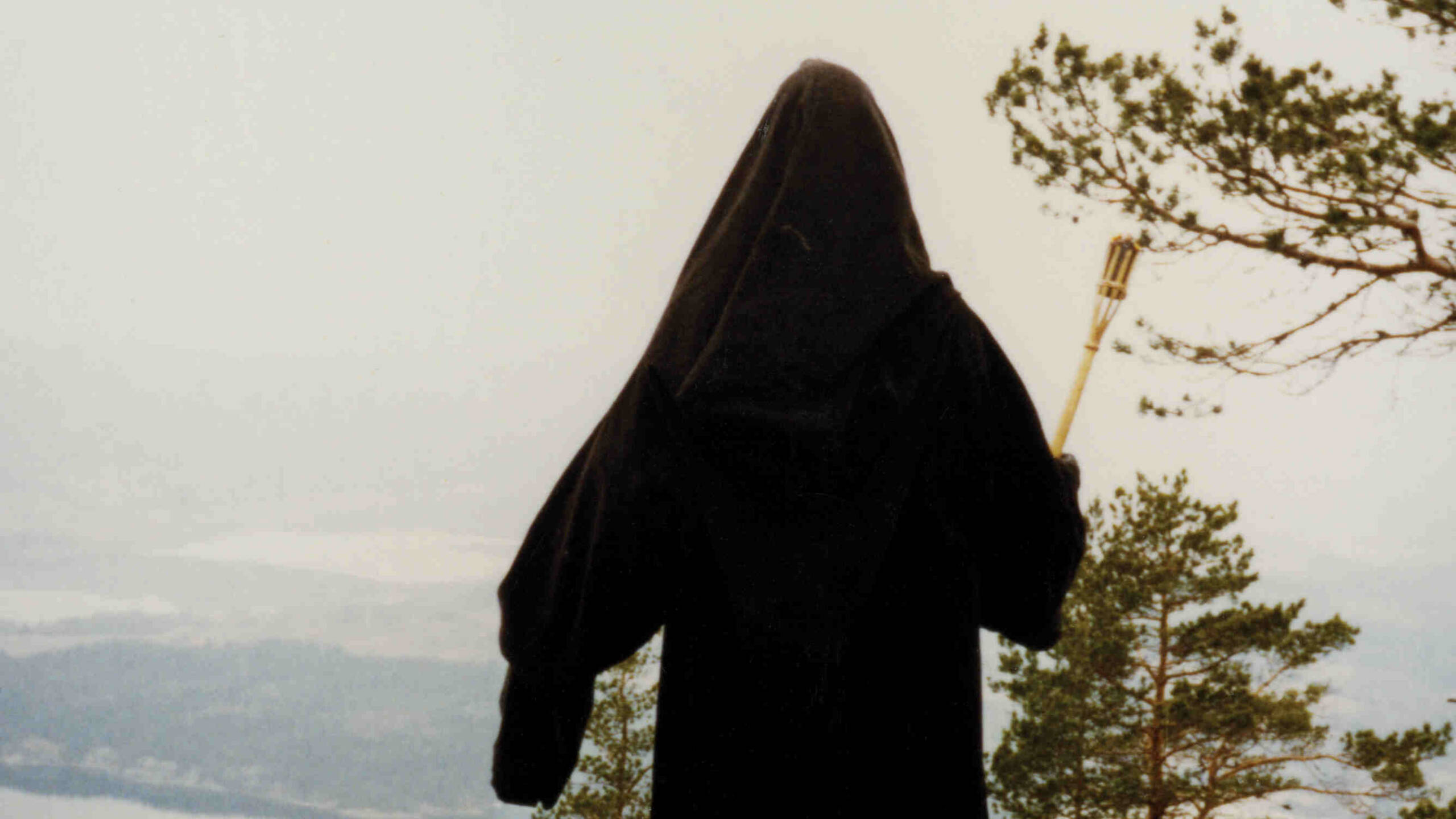 Emperor posing for a photograph in 1993