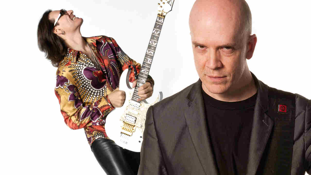 Steve Vai and Devin Townsend in 2018