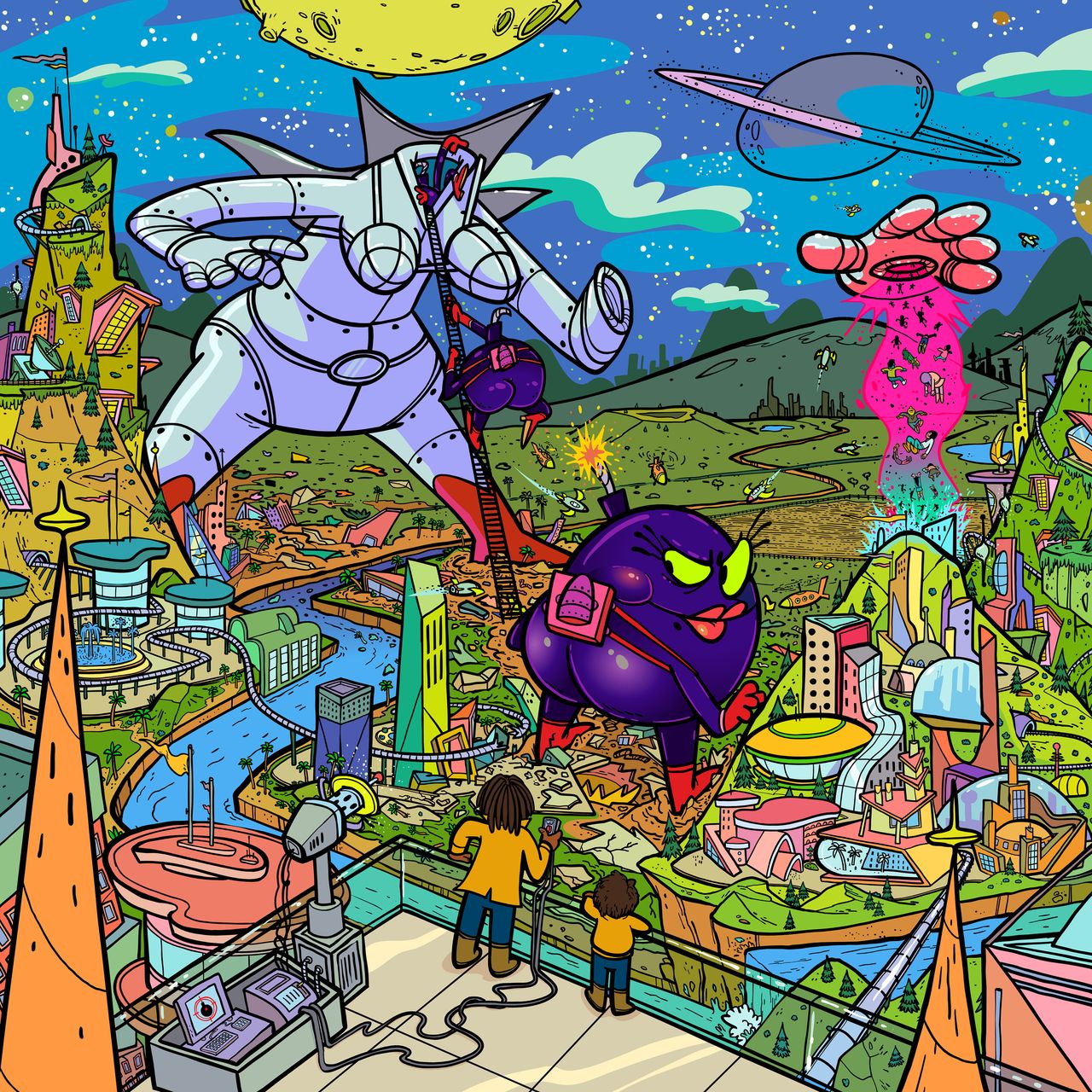 Image may contain: Person, Cartoon, Baby, Book, Comics, and Publication