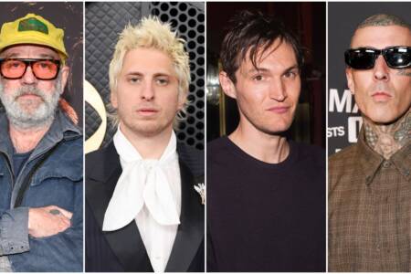 “It’s the best clapping TV theme song since Friends.” Listen to the first song released by US supergroup featuring R.E.M’s Michael Stipe, producer Andrew Watt, ex-Red Hot Chili Peppers guitarist Josh Klinghoffer and Blink-182 drummer Travis Barker