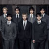 BTS members in formal suits for Arirang World Tour Dream Setlist.