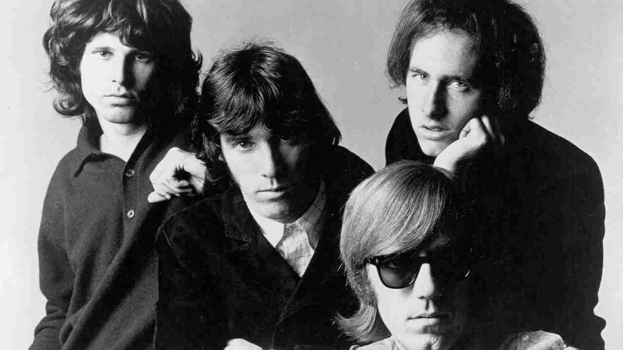 The Doors posing for a photograph in the 1960s