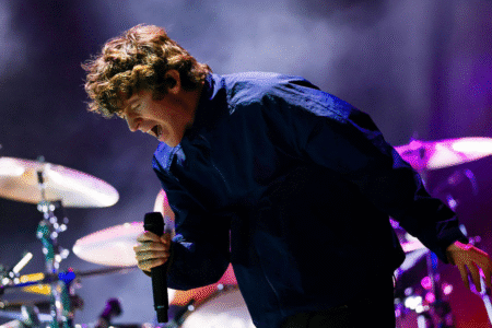 Turnstile open Coachella set with video of singer Brendan Yates’ father who is recovering from alleged attempted murder attack by band’s former guitarist Brady Ebert