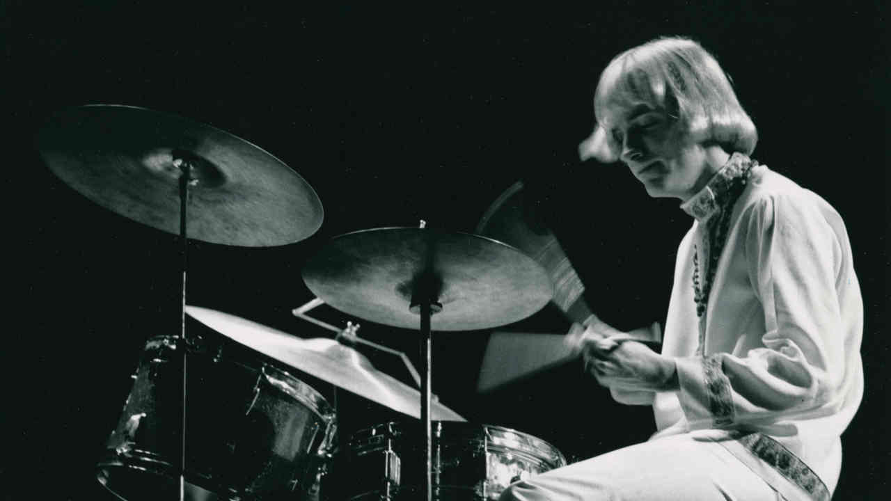 The Daily Flash drummer Jon Keliehor performing live in the 1960s