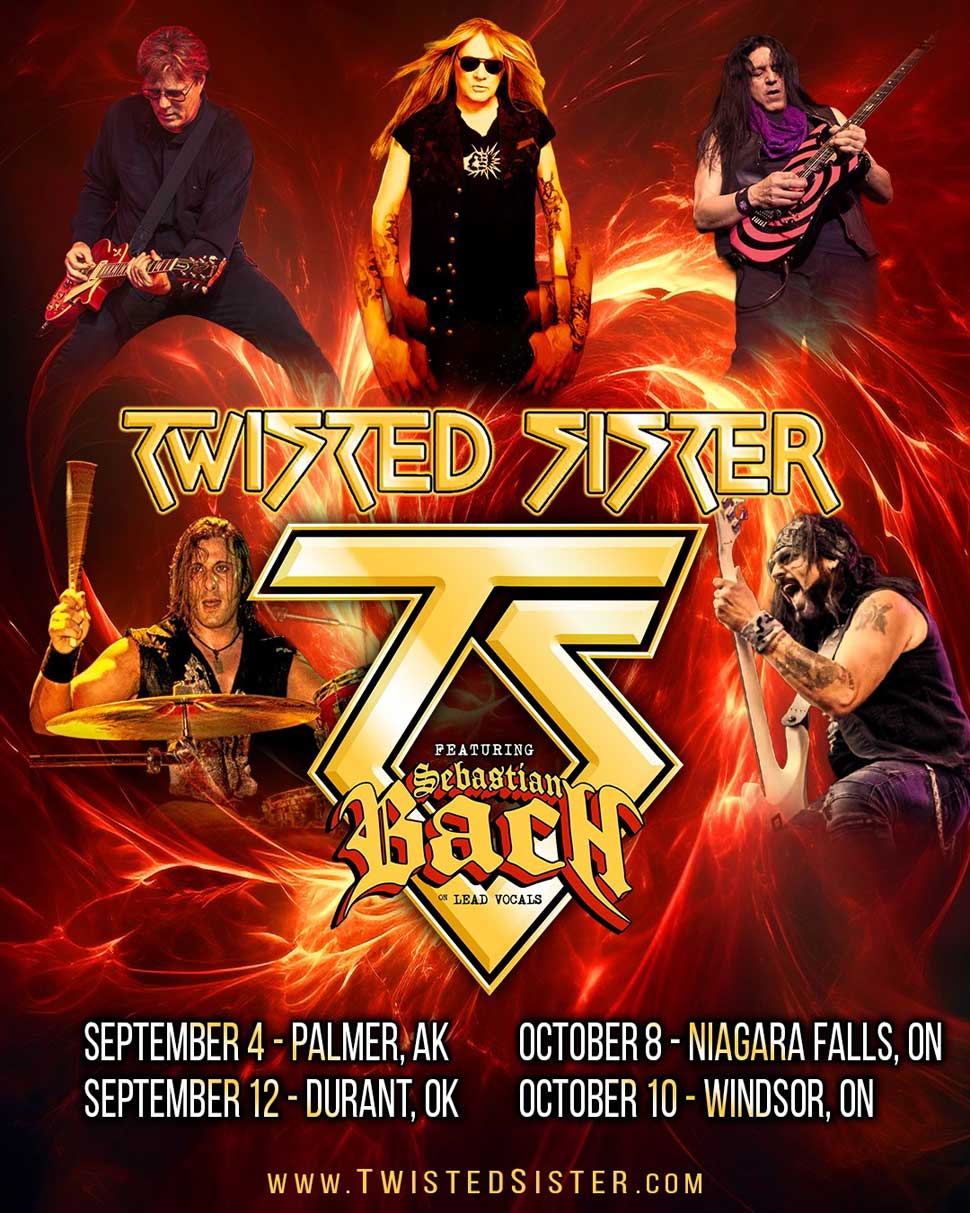 Twisted Sister tour poster
