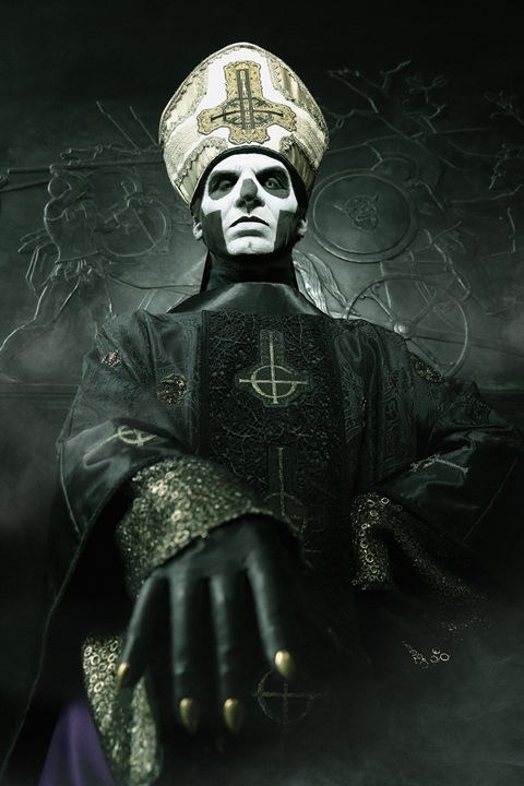 Papa Emeritus III (Tobias Forge) 2015 Ghost press shot