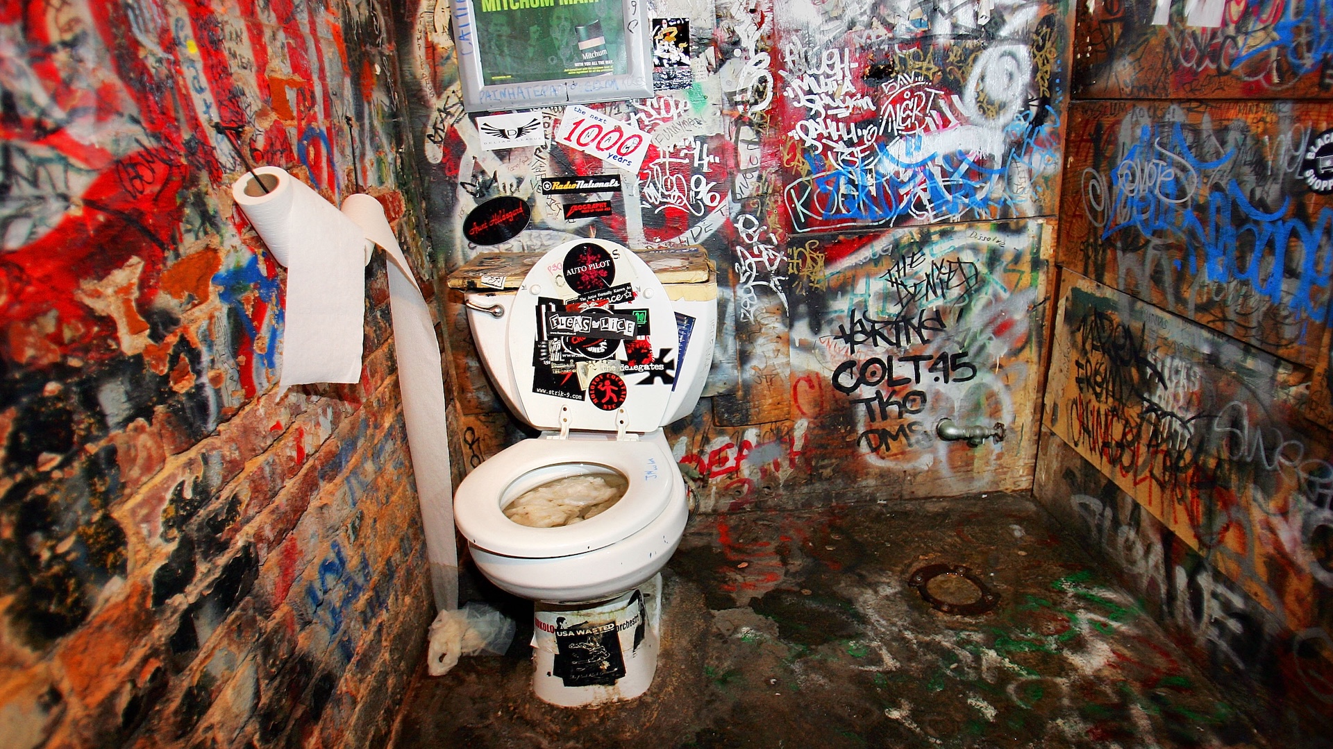 The infamous CBGB toilets