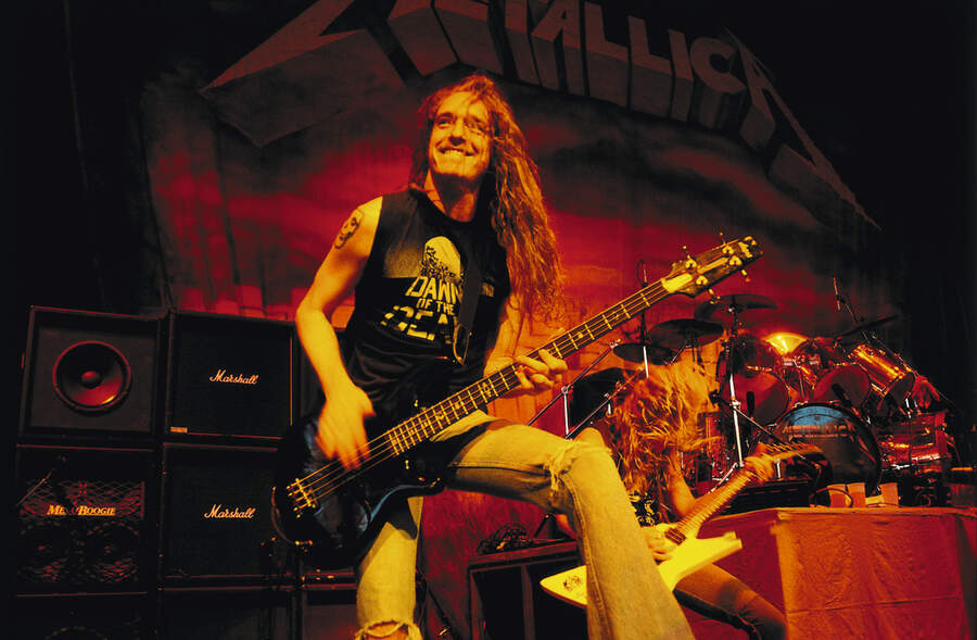Cliff Burton onstage