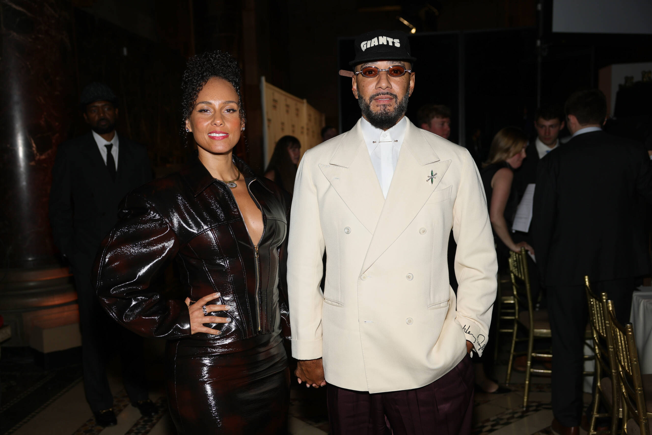 NEW YORK, NEW YORK - MAY 19: Swizz Beatz and Alicia Keys attend The Gordon Parks Foundation Awards Dinner and Auction 2026 at Cipriani 42nd Street on May 19, 2026 in New York City.  (Photo by Arturo Holmes/Getty Images for The Gordon Parks Foundation   )