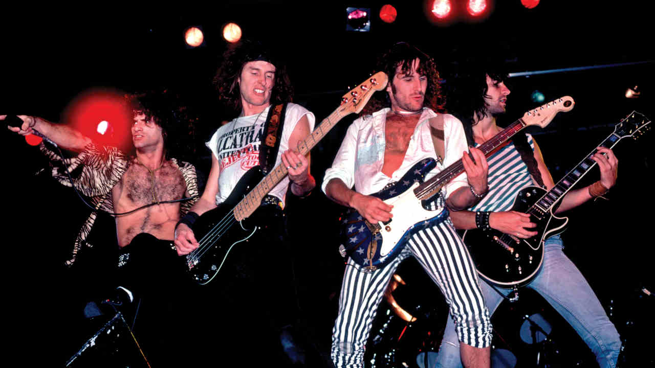 Krokus posing for a photograph in the early 1980s