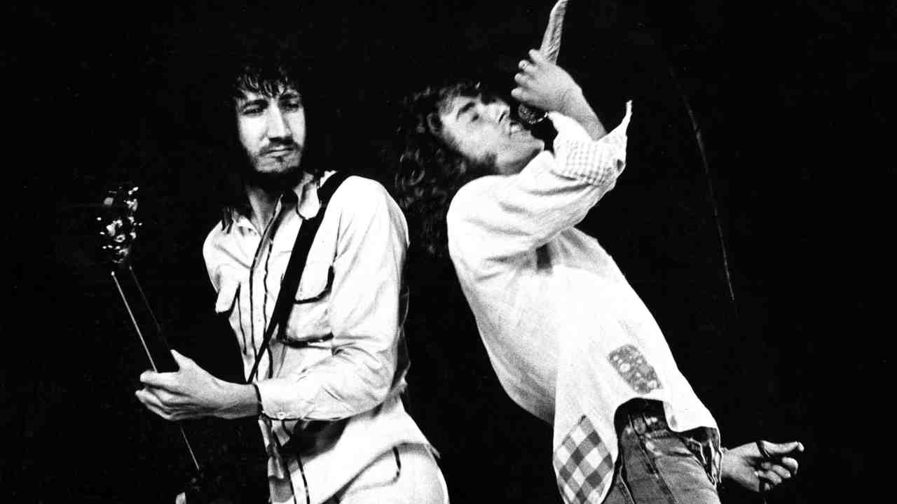 The Who&amp;rsquo;s Pete Townshend and Roger Daltrey performing live in the early 1970s
