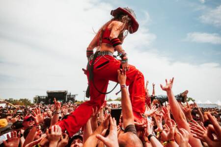 Big inflatable willies, nu metal and 80s pop covers – here’s what went down on day two of Sonic Temple 2026
