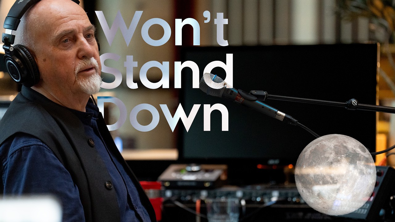 Peter Gabriel - Won't Stand Down - new music talk for the full moon - YouTube
