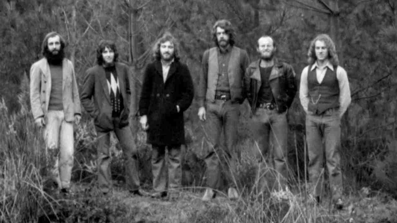 Bon Scott with his pre-AC/DC band The Mount Lofty Rangers