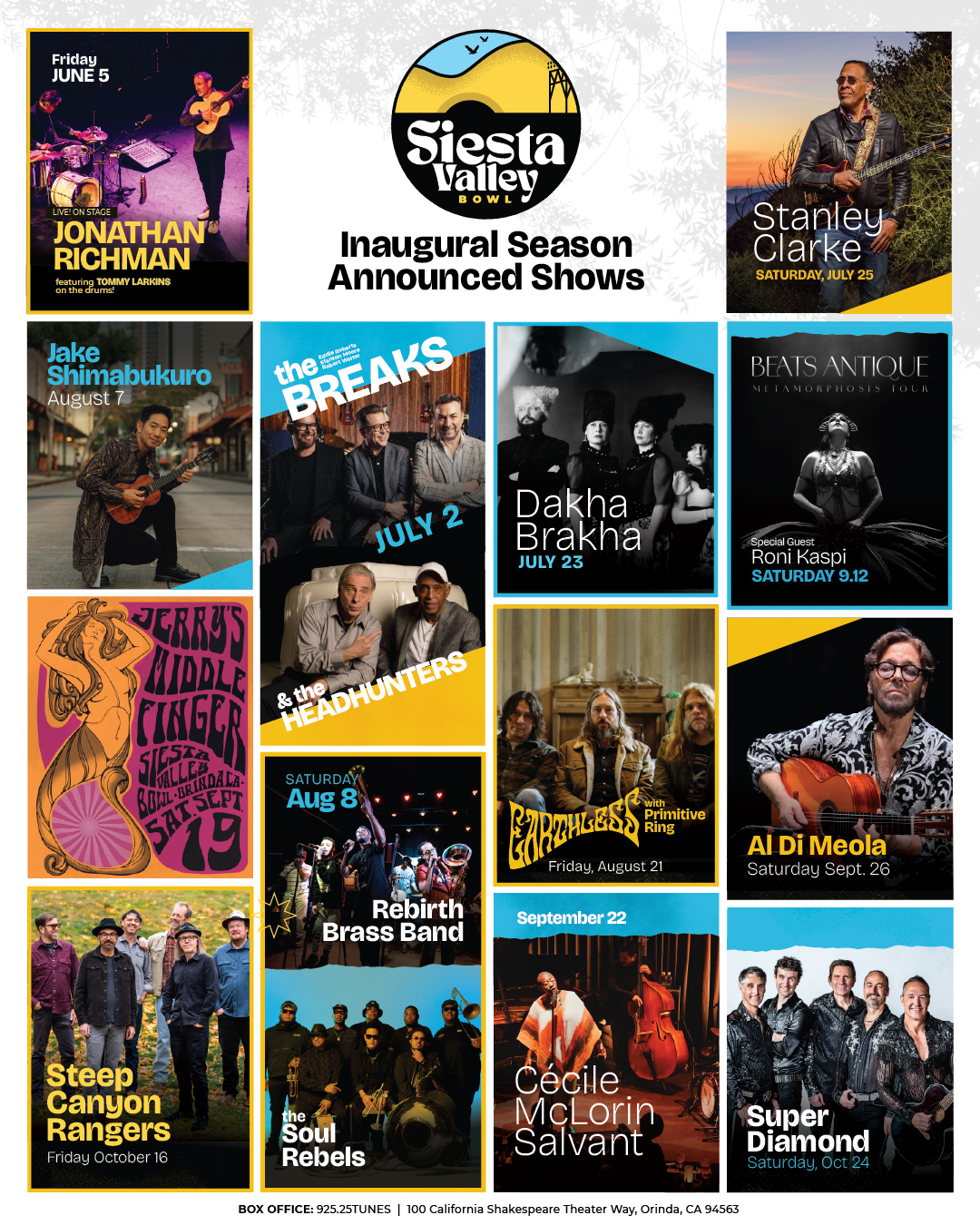 Siesta Valley Bowl Shows 2026