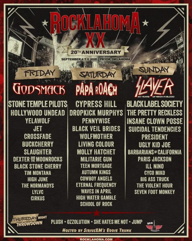 Join WhiskeyChick on the Wild Side at Rocklahoma’s 20th Anniversary! 4 WhiskeyChick's Road to Rocklahoma 2026